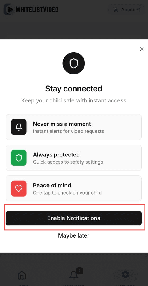 Enable Notifications
