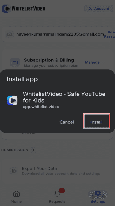 Install App