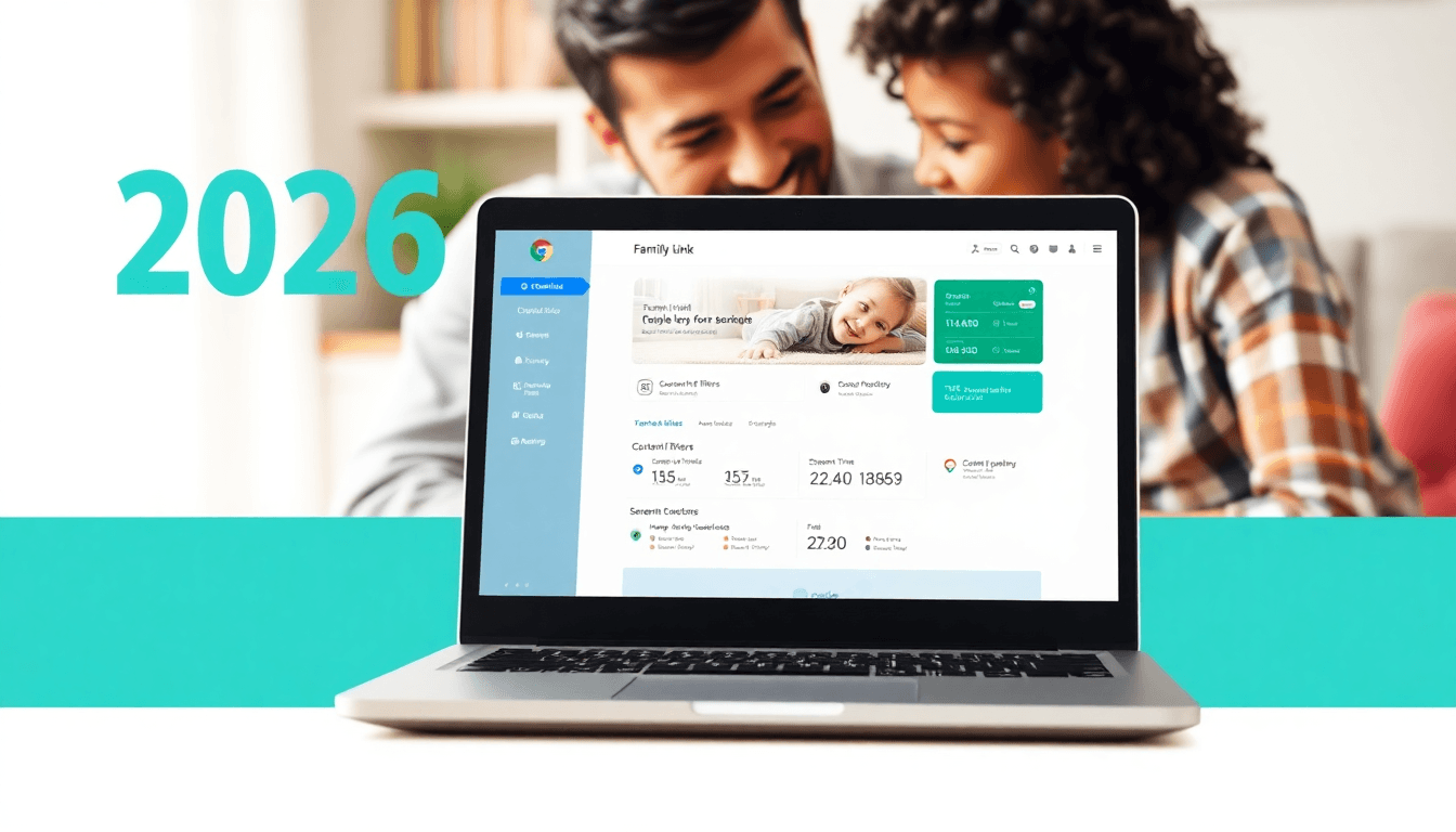 Elternteil richtet Chromebook-Kindersicherung für Kind ein