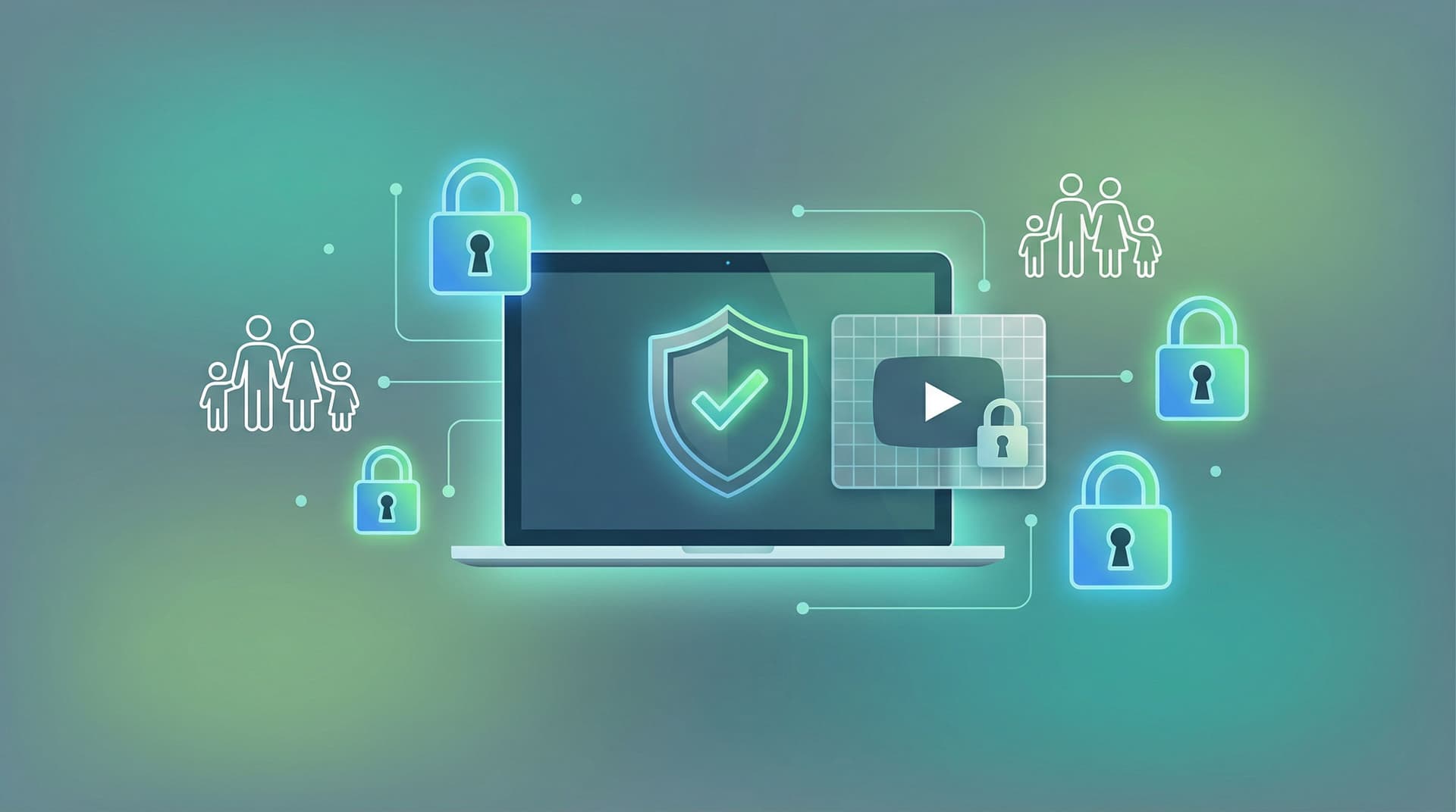 Kaspersky Safe Kids アプリのインターフェースでペアレンタルコントロール機能を表示