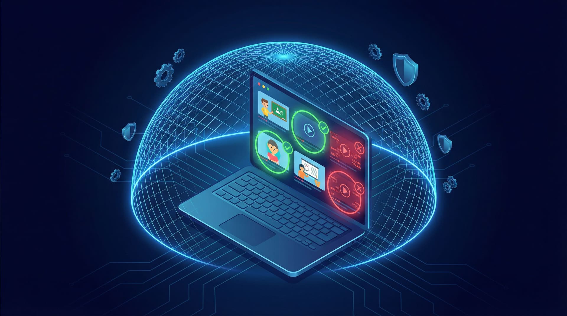 Net Nanny app interface showing category-based filtering limitations for YouTube