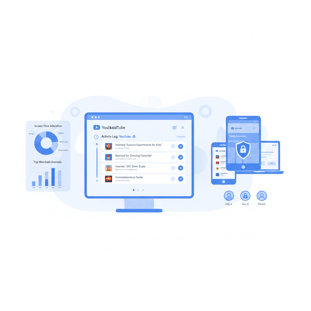 Elternteil frustriert über Qustodio YouTube-Filtering auf dem Computerbildschirm