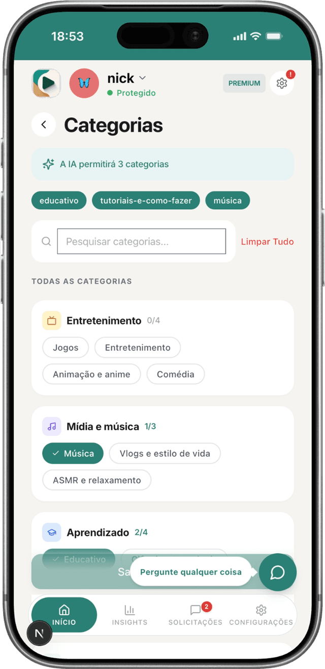 Auto-pilot do WhitelistVideo analisando conteúdo em ação